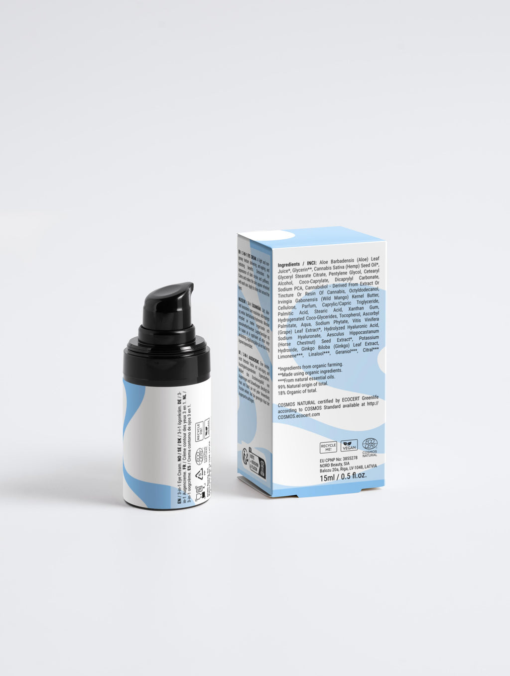 3-in-1-Augencreme für Männer | 15 ml MISHÉA