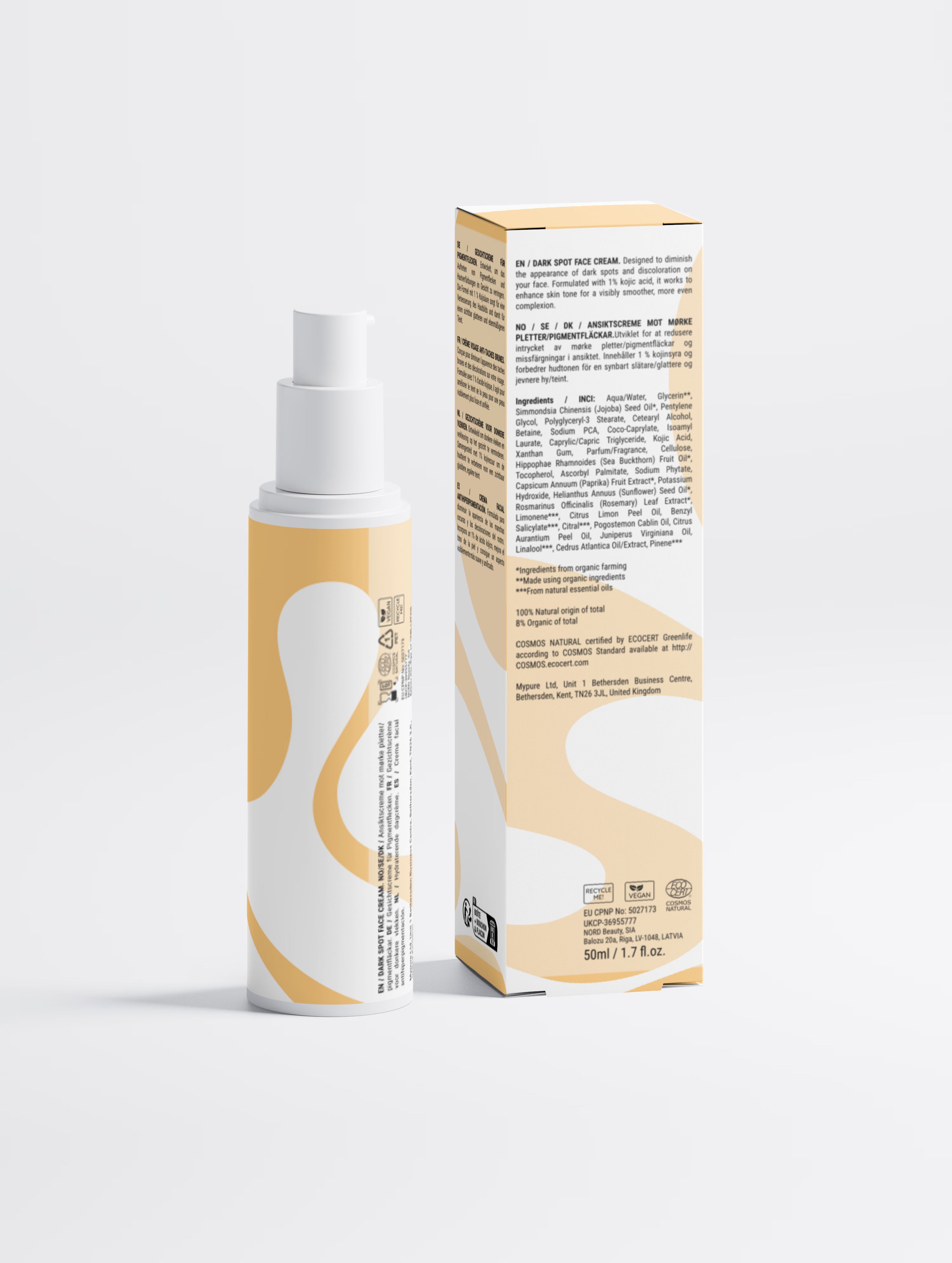 Kojisäure Creme gegen Pigmentflecken | 50 ml MISHÉA