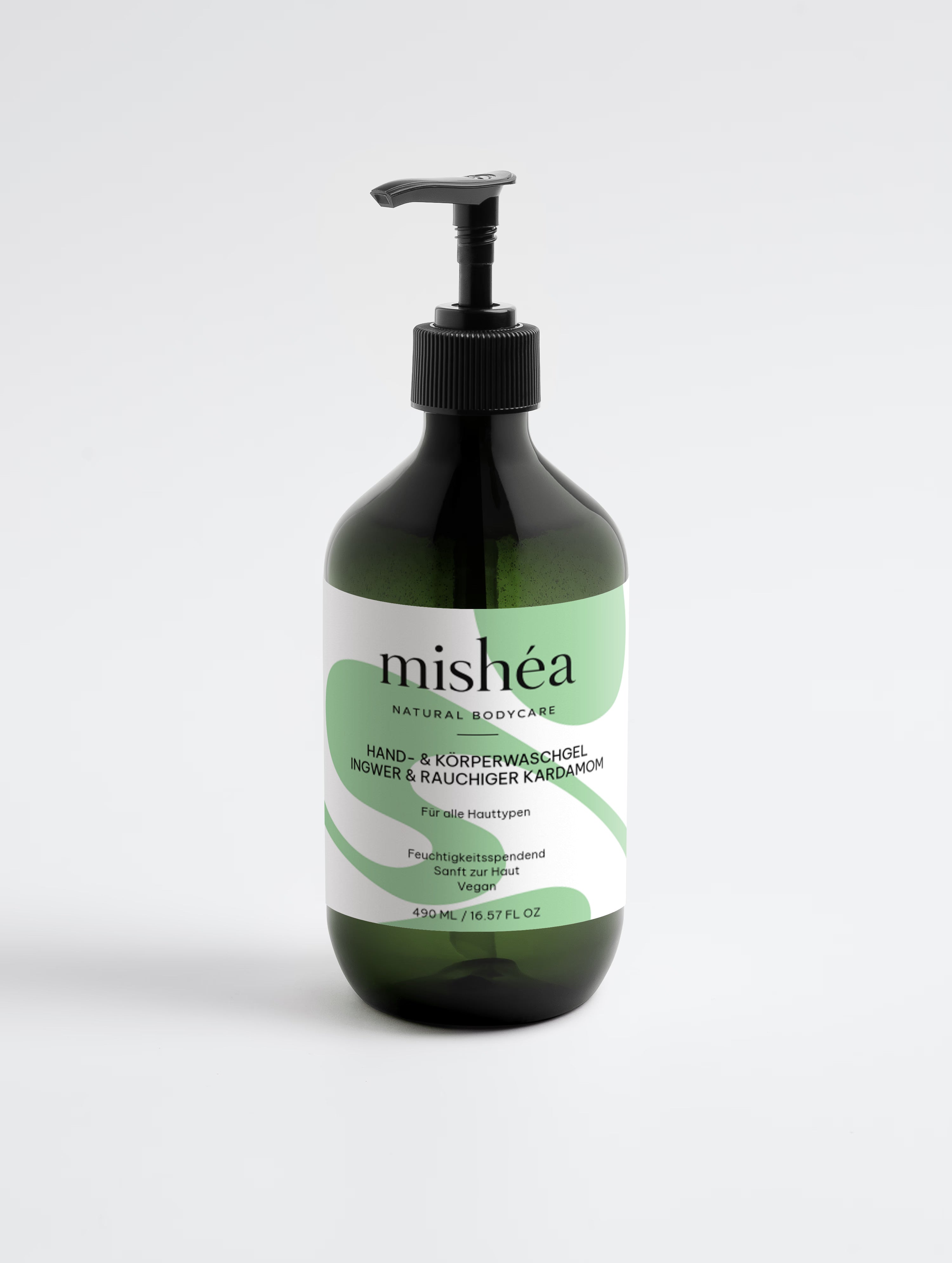 Hand- und Körperwaschmittel, Ingwer & rauchiger Kardamom | 490 ml MISHÉA