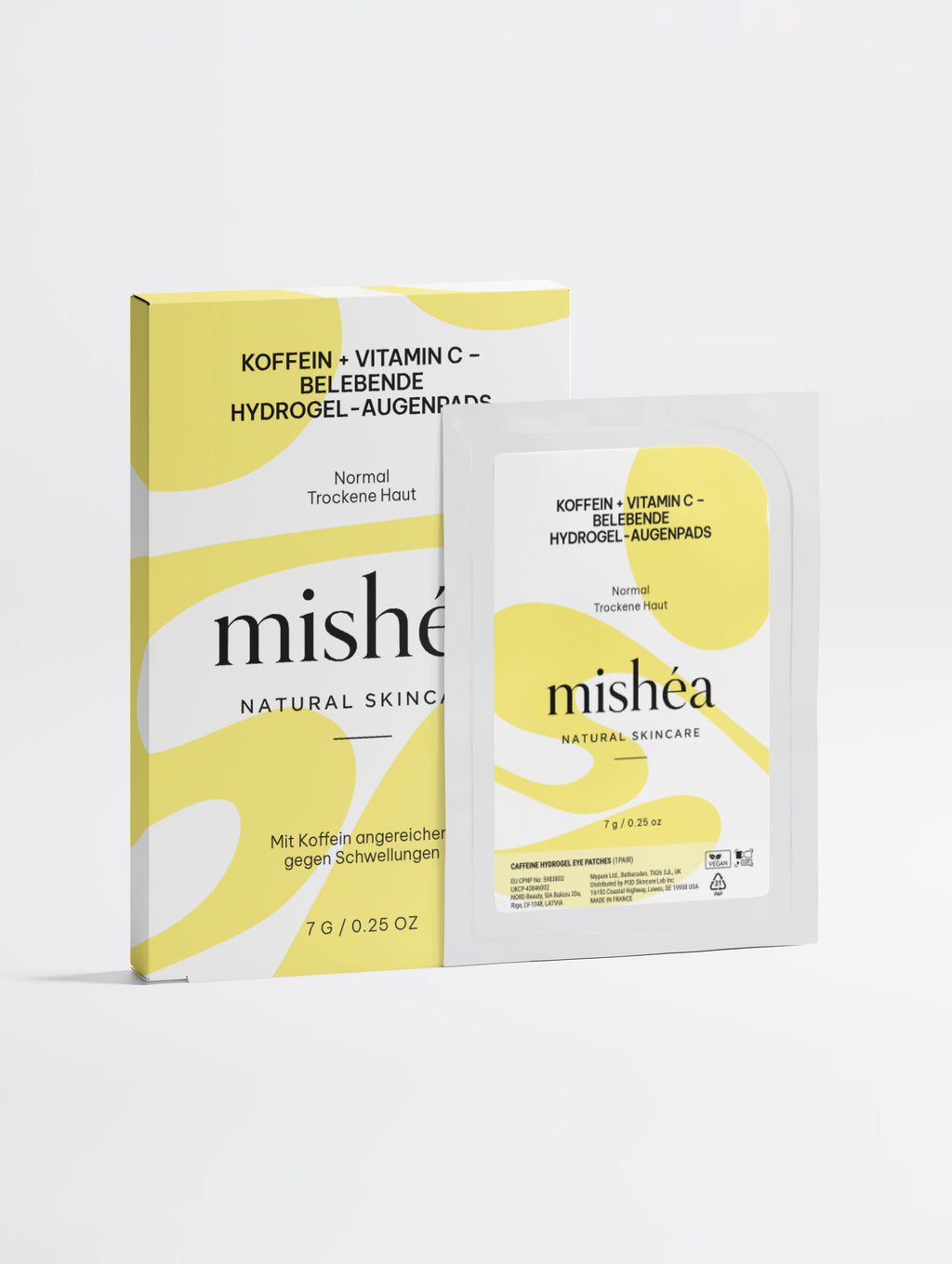 Koffein + Vitamin C – belebende Hydrogel-Augenpads Selfnamed