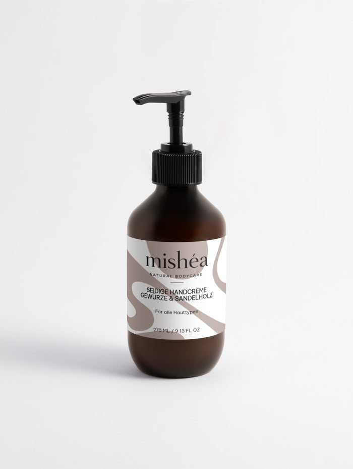 Handcreme für seidige Haut, Gewürze & Sandelholz | 270 ml