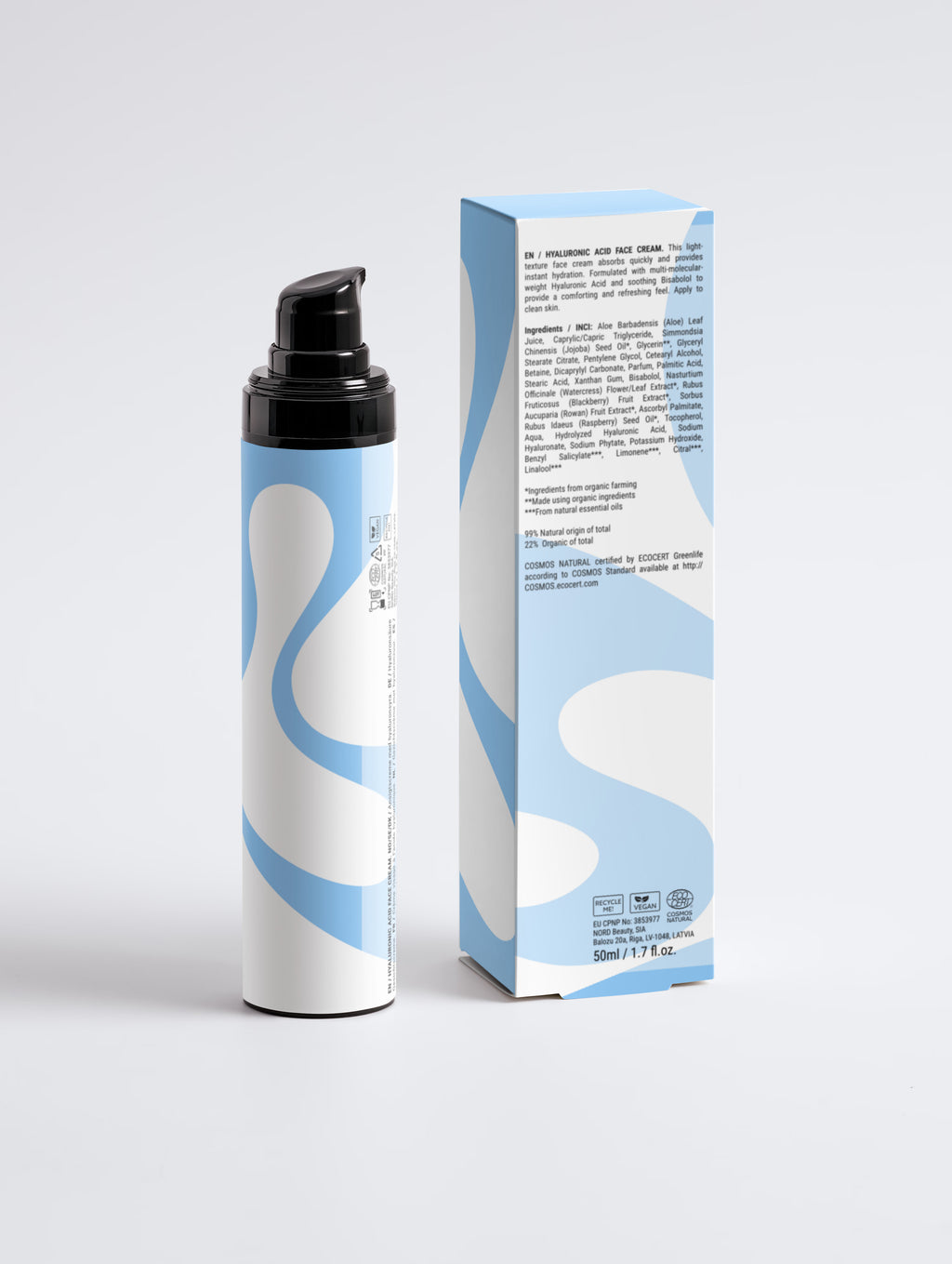 Hyaluronsäure-Gesichtscreme für Männer | 50 ml MISHÉA