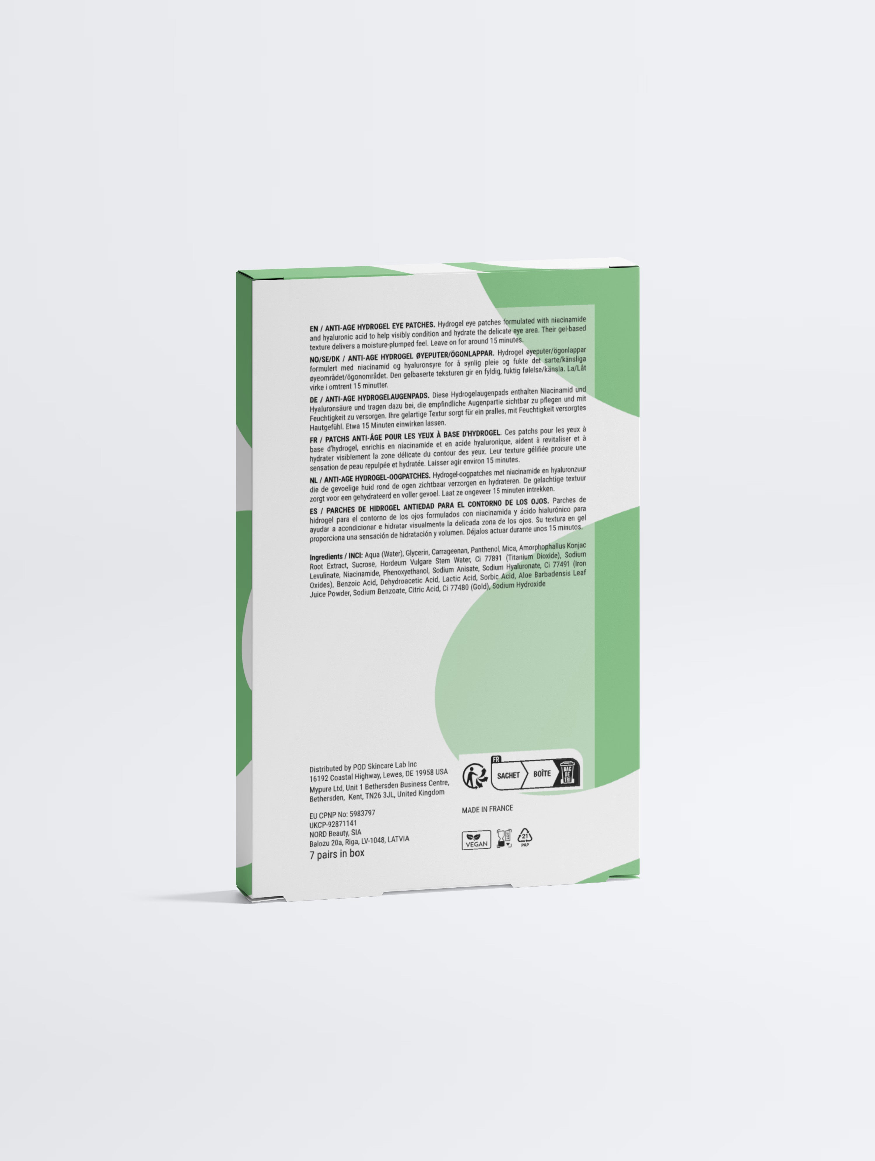 Anti-Age-Hydrogel-Augenpads Selfnamed