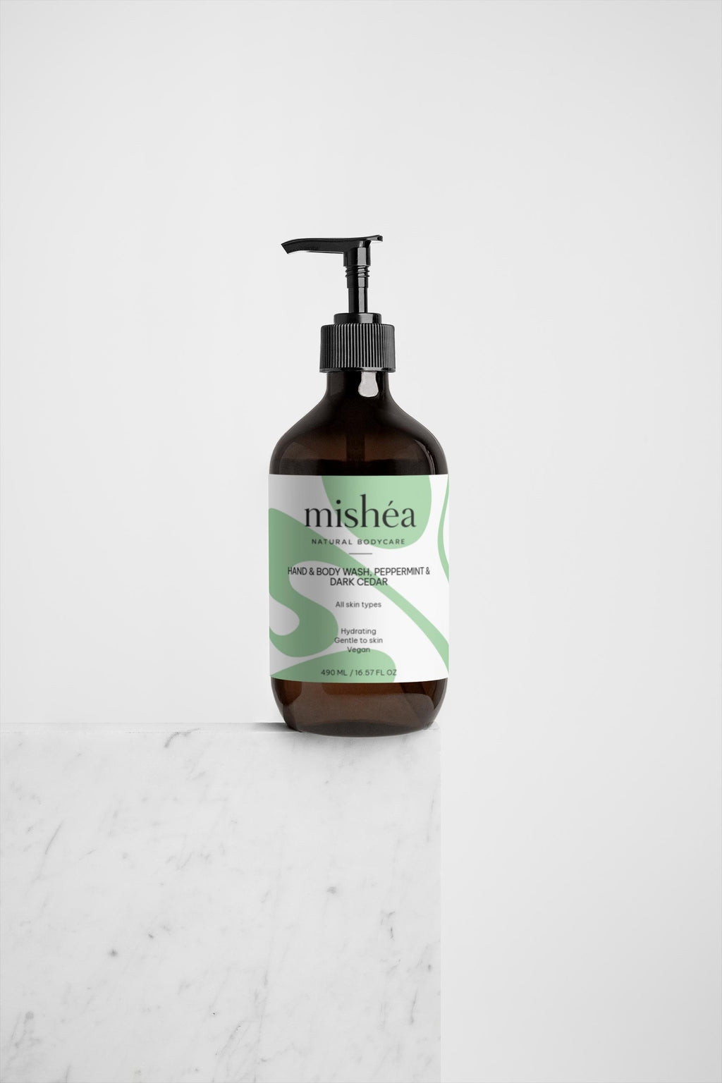 Hand & Body Wash, Peppermint & Dark Cedar Selfnamed